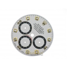 Quadrante bianco Diamanti Rolex Daytona ref. 16528 - 16518 - 16523 + kit sfere N. 1722